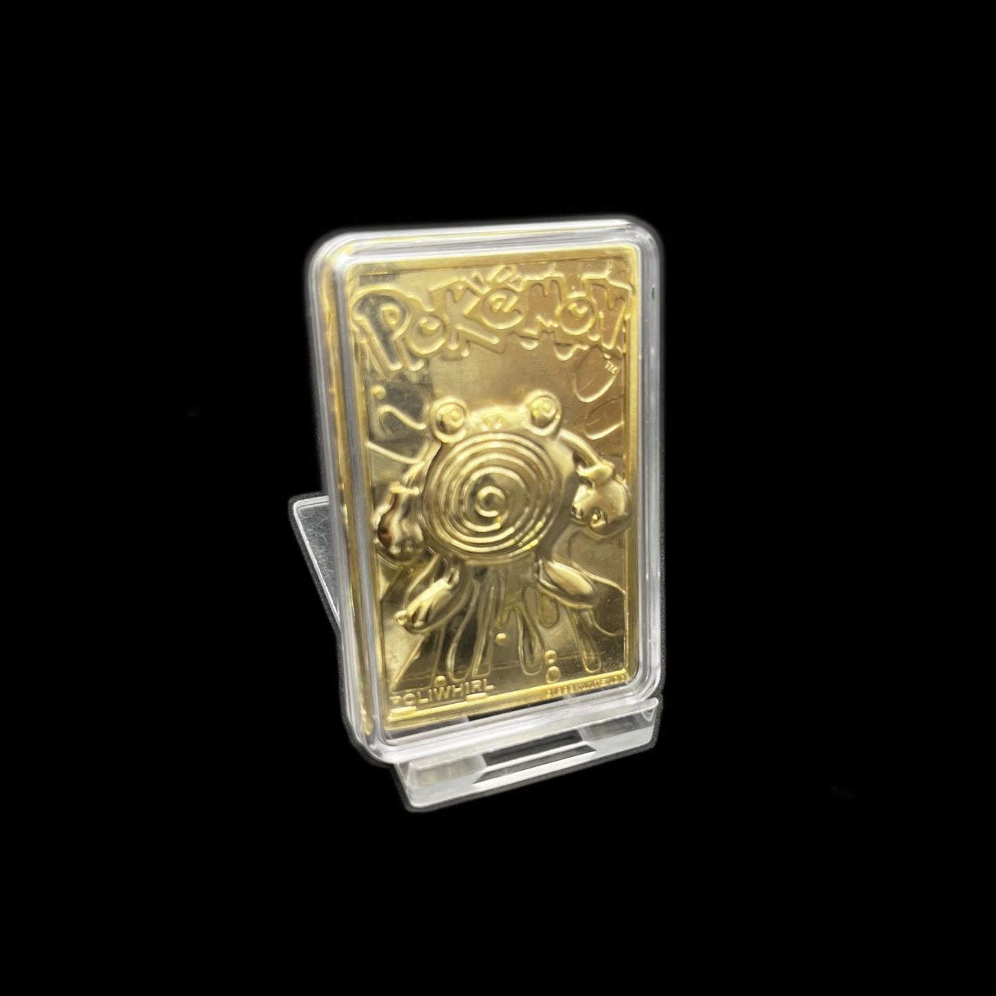 Pokémon - Quaputzi - 1999 Burger King - Sammelkarte - 23 Karat vergoldet im Etui
