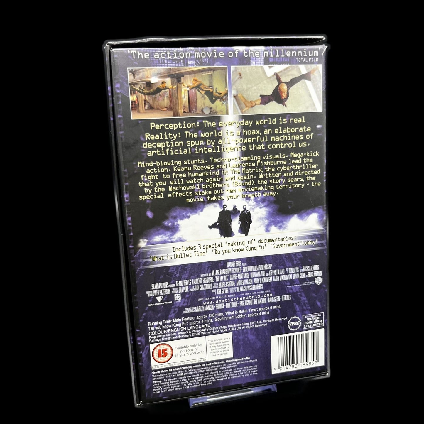 The Matrix - Keanu Reeves - Actionfilm - VHS - Englisch - Import - Top Zustand