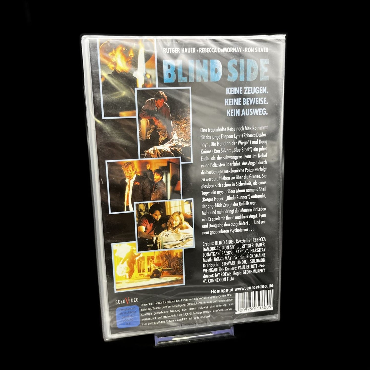 Blind Side - Rutger Hauer - Thriller - VHS - Deutsch - Neu und OVP