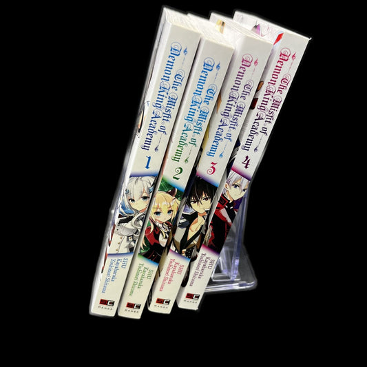 Misfit of Demon King Academy VOL 1-4 - Square Enix Manga - englisch - Neuwertig