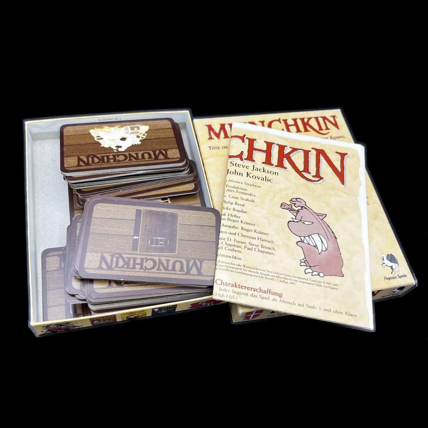 Munchkin - Kartenspiel - Pegasus Spiele - 2 bis 4 Spieler - Top Zustand
