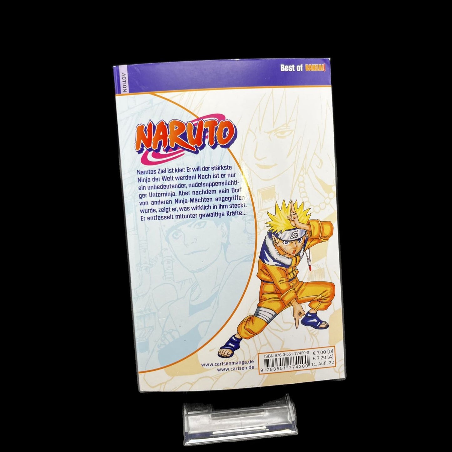 Naruto Band 20 - Carlsen Manga - 1999 - Manga - Deutsch - Neuwertig