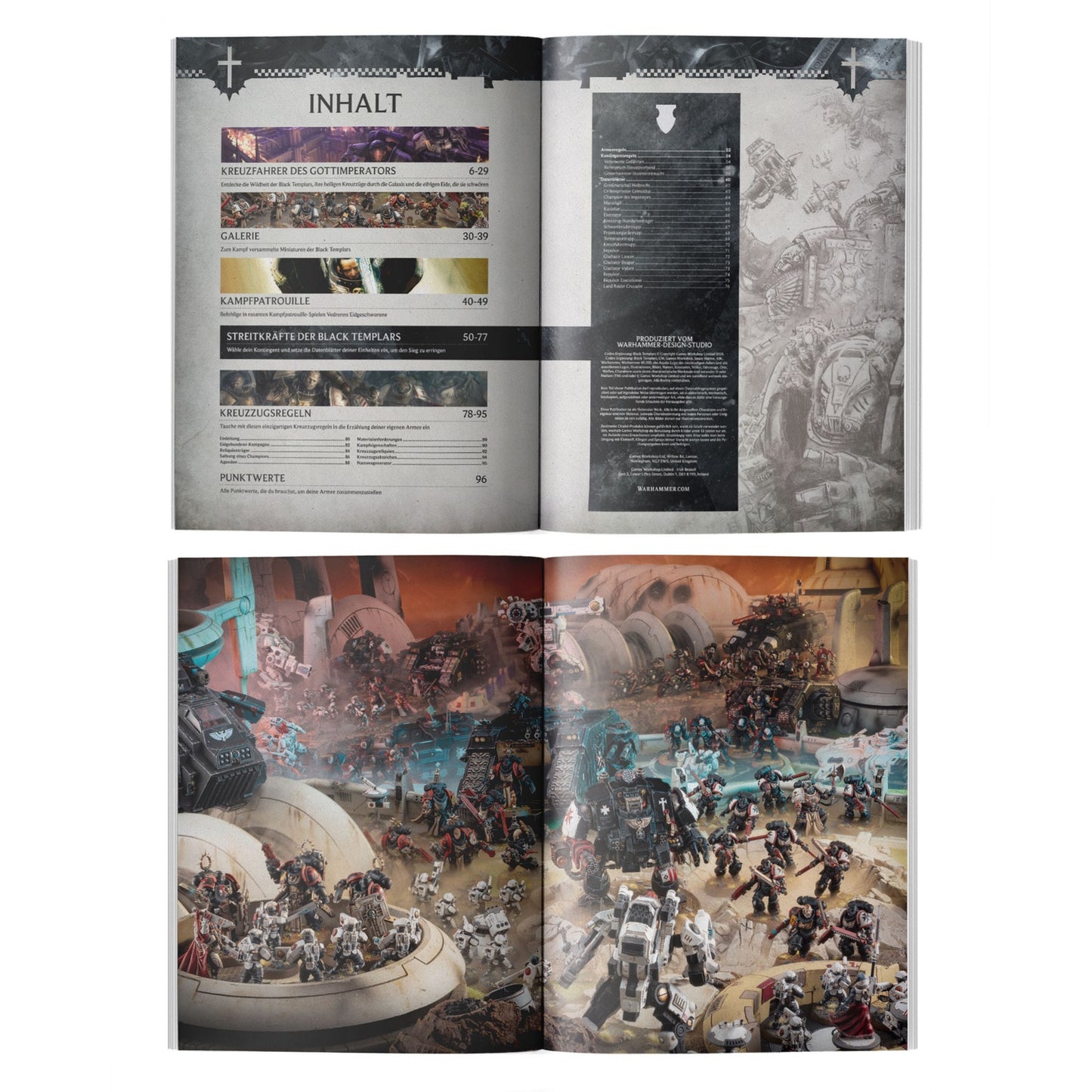Codex-Ergänzung Black Templars - Warhammer 40k - Regelbuch - Neu & OVP
