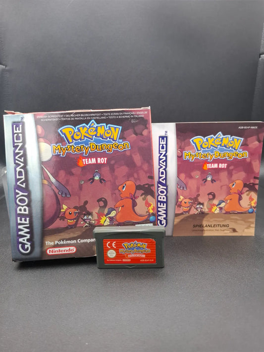 Pokemon Mystery Dungeon Team Rot - Gameboy - In OVP (mit Anleitung) PAL Deutsch