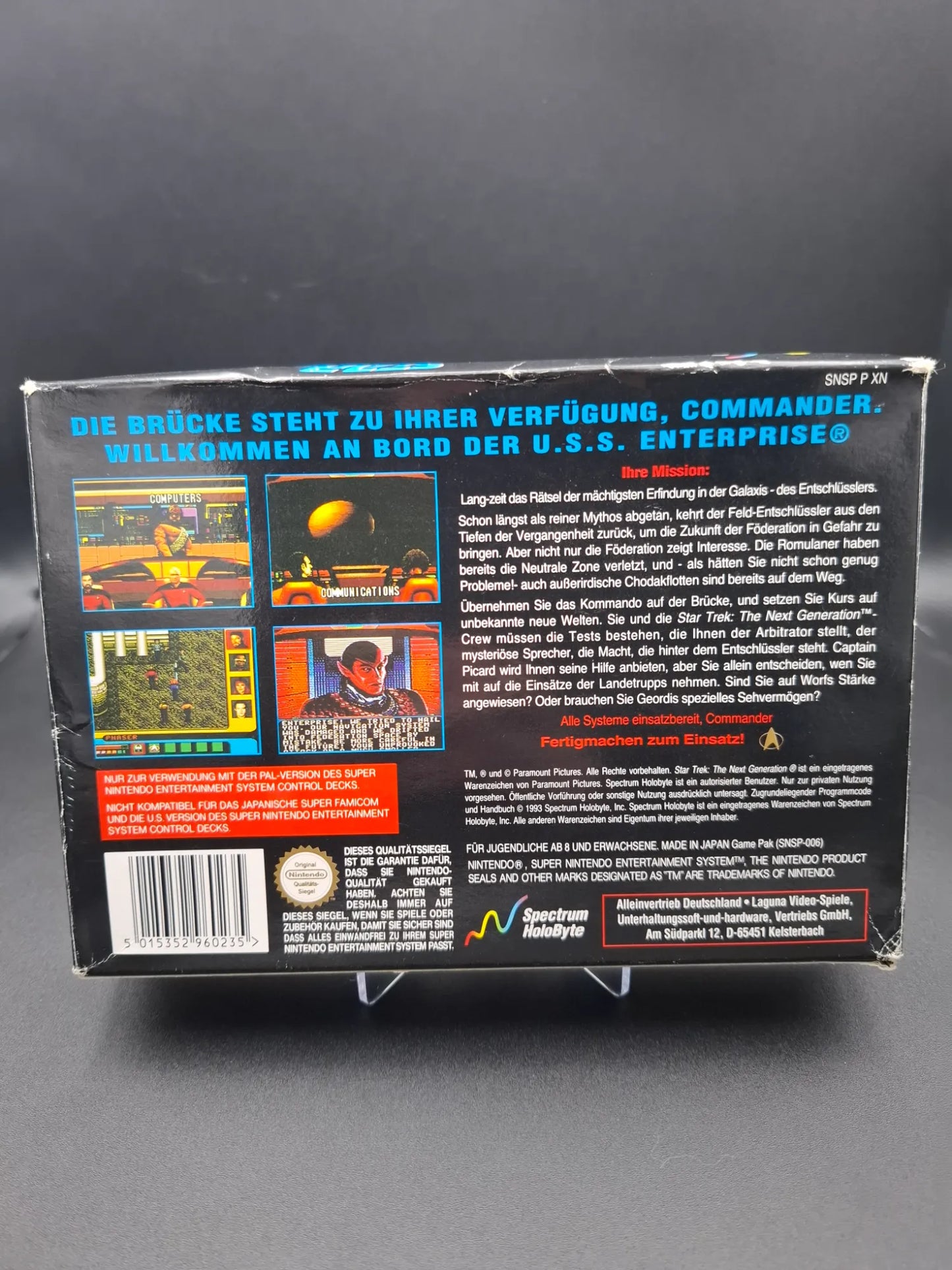 Star Trek The Next Generation - Super Nintendo / SNES - In OVP - PAL - Deutsch