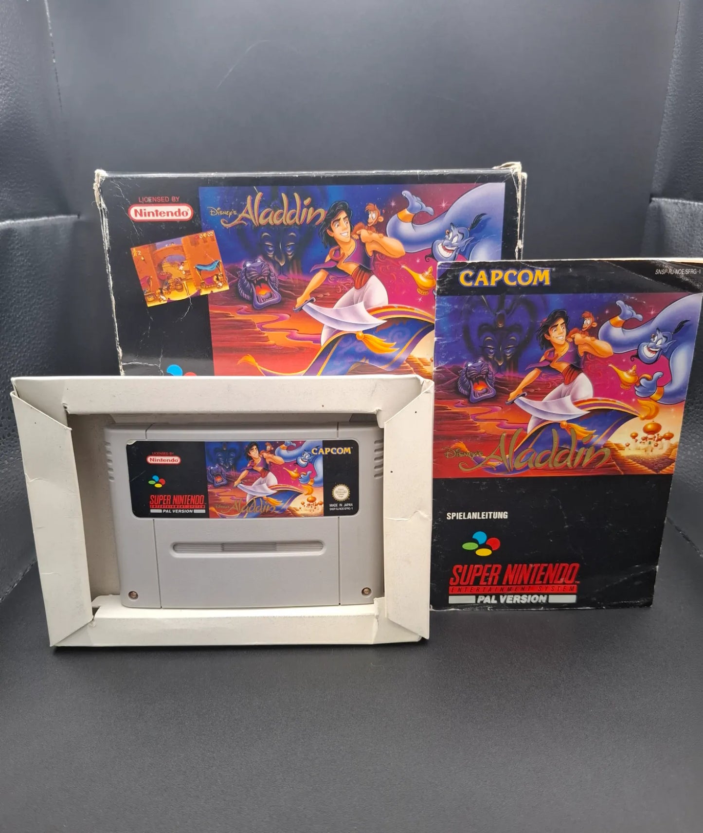 Disney's Aladdin - Super Nintendo / SNES - CiB - PAL - Deutsch - Gebraucht