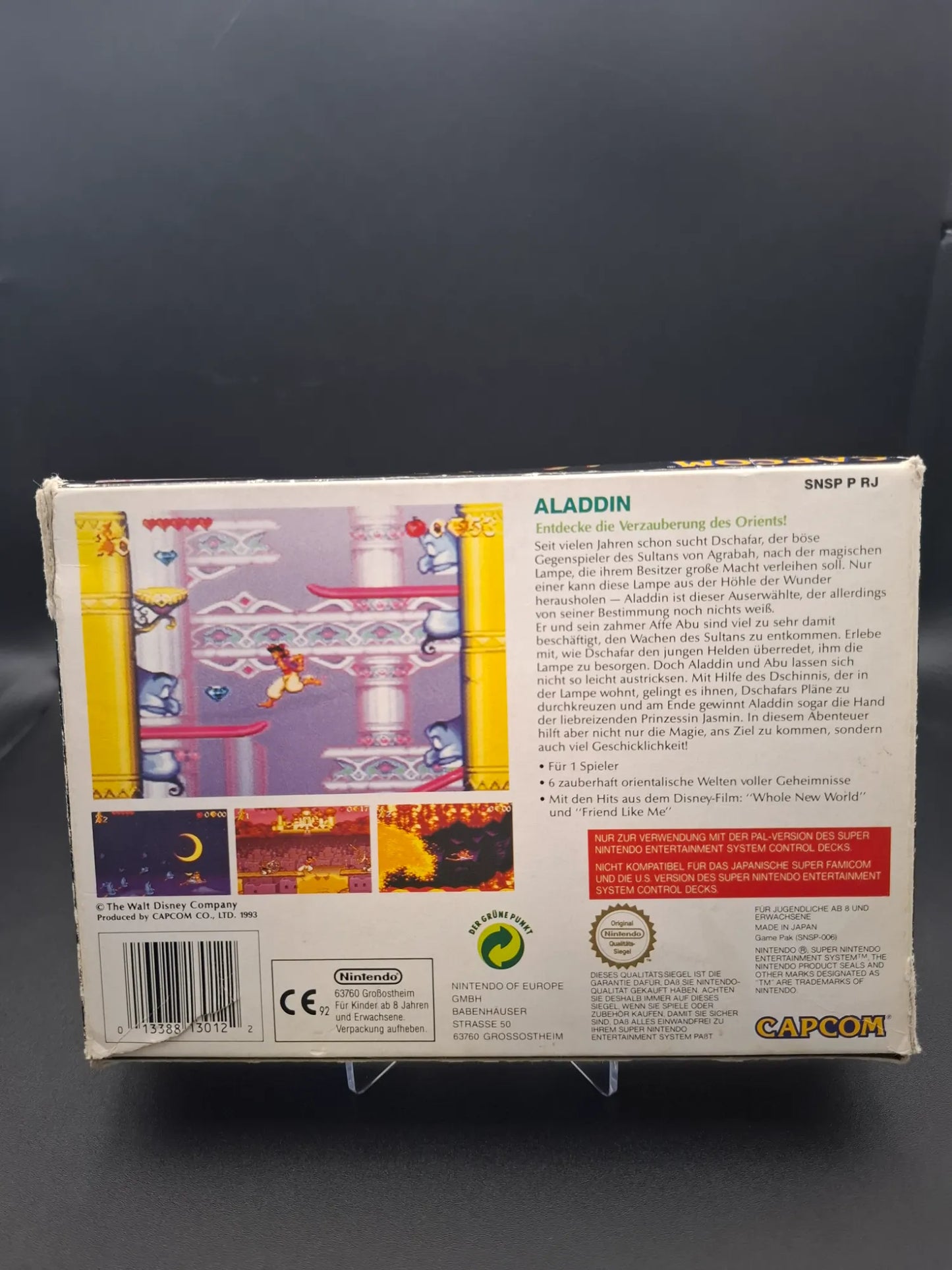 Disney's Aladdin - Super Nintendo / SNES - CiB - PAL - Deutsch - Gebraucht