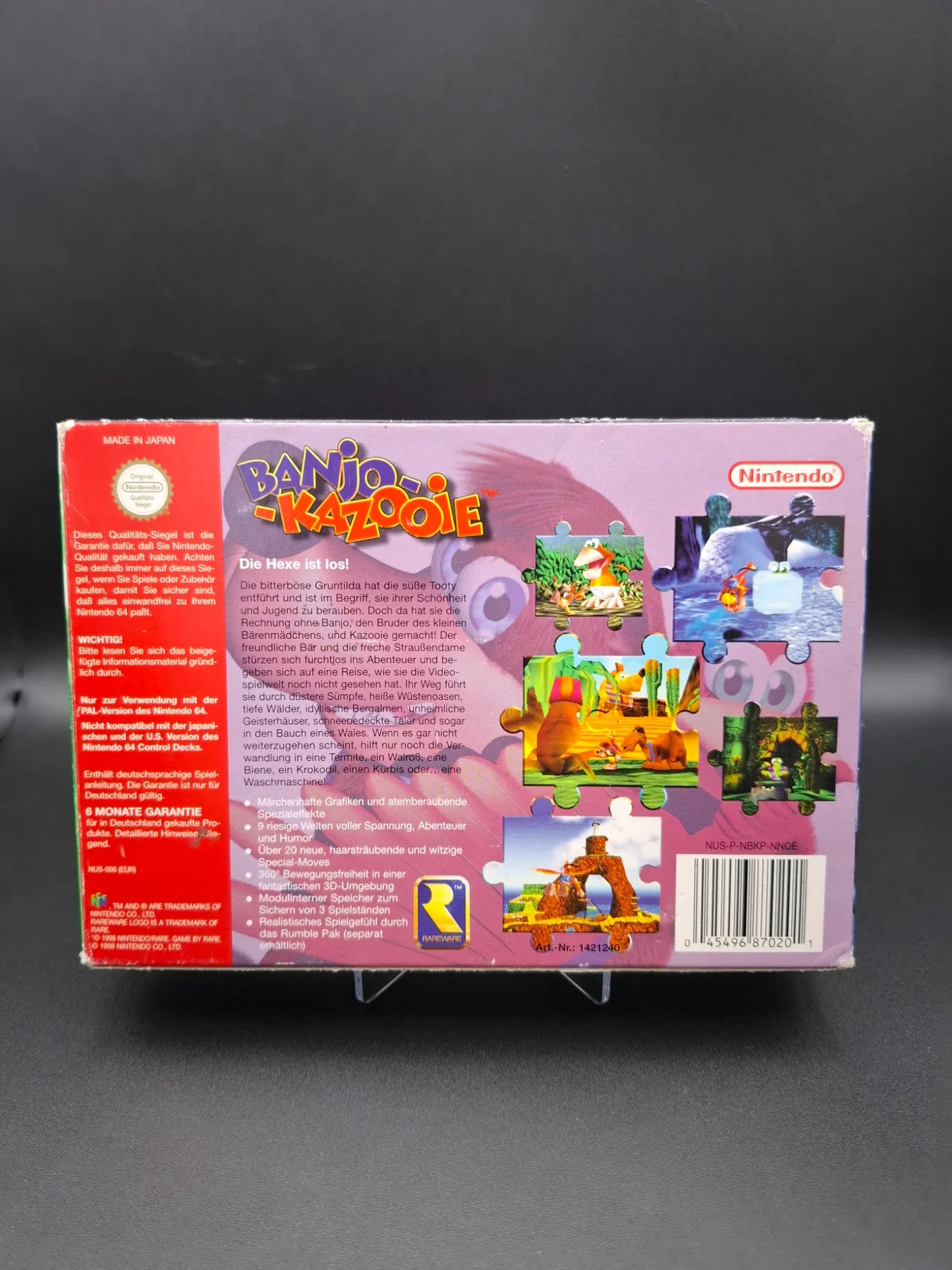 Banjo-Kazooie - Nintendo 64 / N64 - CiB - PAL - Deutsch - Gebraucht