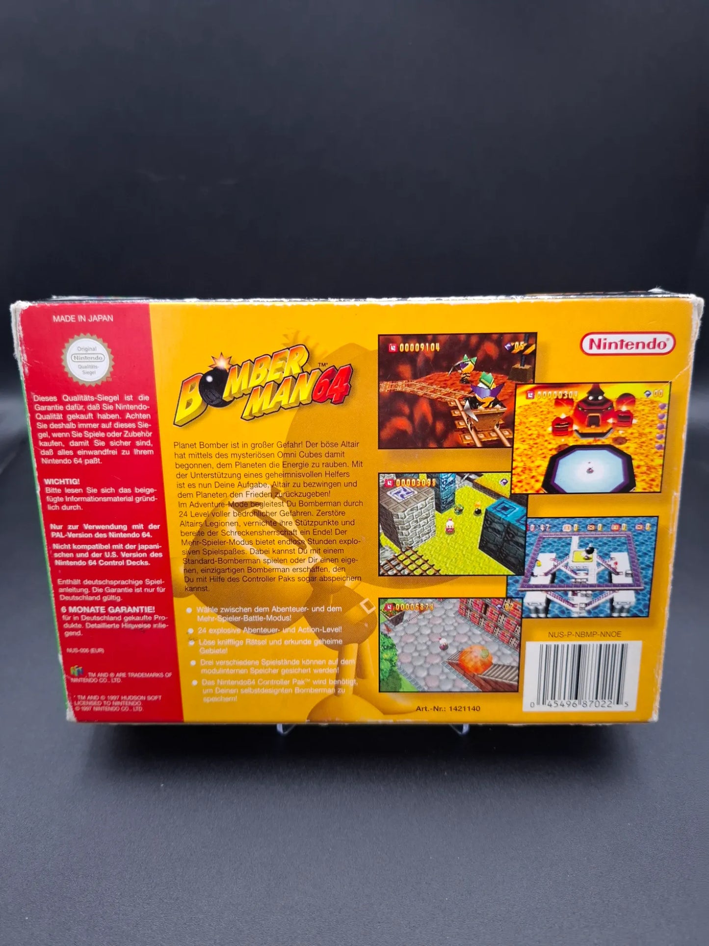 Bomberman 64 - Nintendo 64 / N64 - CiB - PAL - Deutsch - Gebraucht