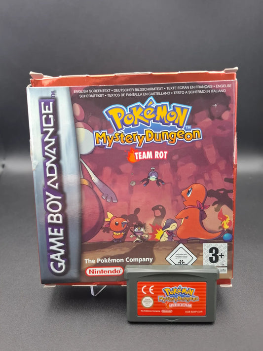 Pokemon Mystery Dungeon Team Rot - Nintendo Gameboy - In OVP - PAL - Deutsch