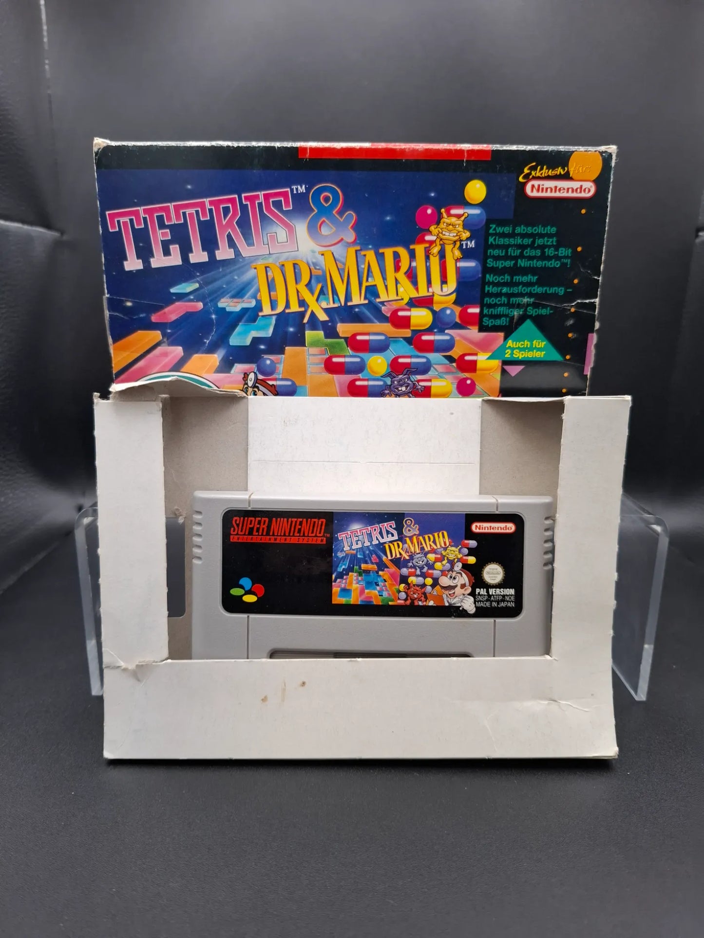 Tetris & Dr. Mario - Super Nintendo / SNES - In OVP - PAL - Deutsch - Gebraucht