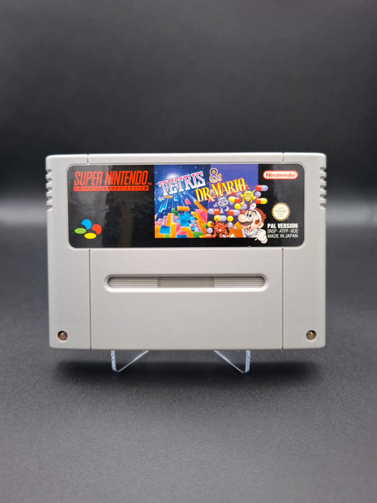 Tetris & Dr. Mario - Super Nintendo / SNES - In OVP - PAL - Deutsch - Gebraucht
