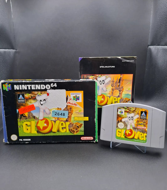 Glover - Nintendo 64 / N64 - In OVP - PAL - Deutsch - Gebraucht