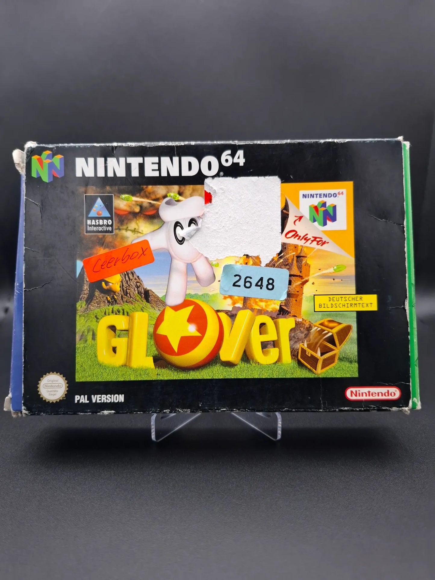 Glover - Nintendo 64 / N64 - In OVP - PAL - Deutsch - Gebraucht