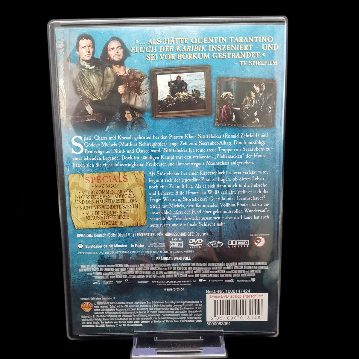 12 Meter ohne Kopf - Specials: Making-of - Audiokommentar - DVD - Gebraucht