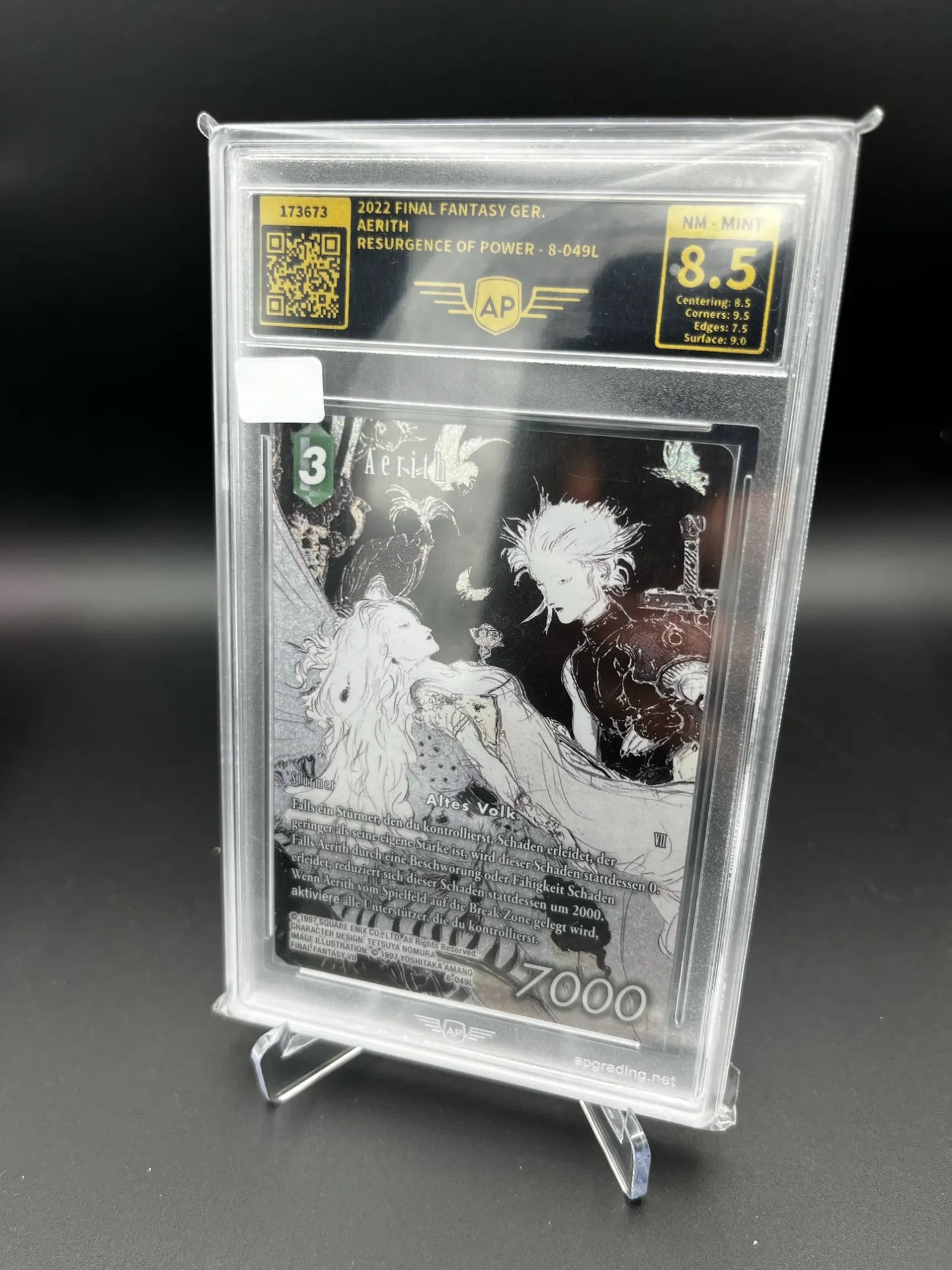 Final Fantasy TCG - Aerith - Resurgence of Power 8-049 L - Graded AP 8.5 - DE