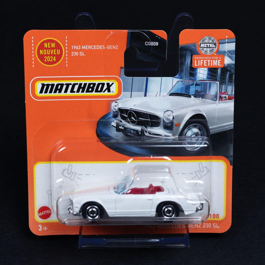 1963-mercedes-benz-230-sl-mattel-matchbox-standmodell-164-ovp-1 - Utopia Collectibles