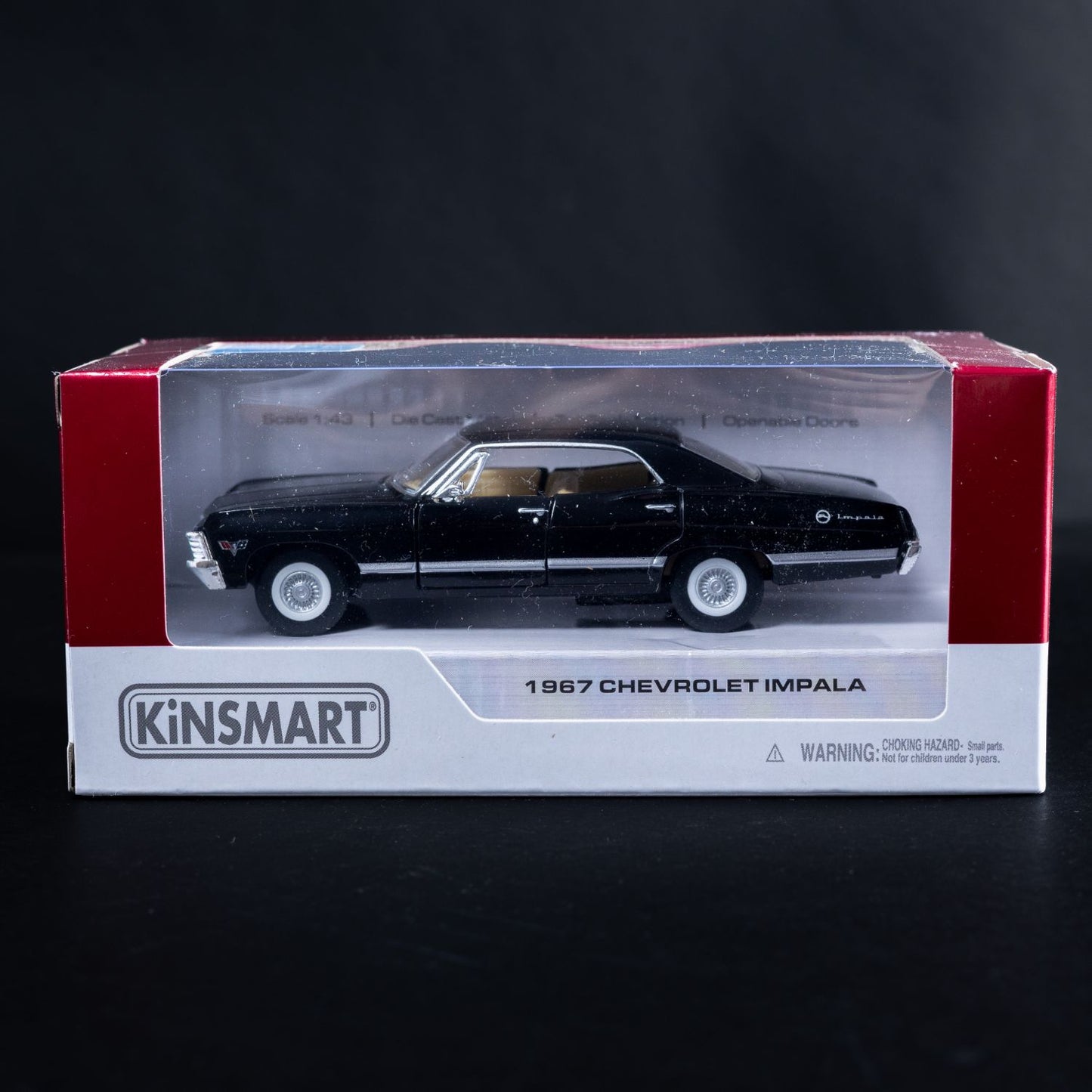 1967 Chevrolet Impala - Kinsmart Diecast Standmodell - Maßstab 1:43