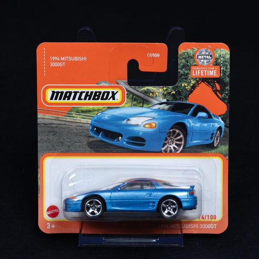 1994-mitsubishi-3000-gt-standmodell-mattel-matchbox-164-ovp-1 - Utopia Collectibles