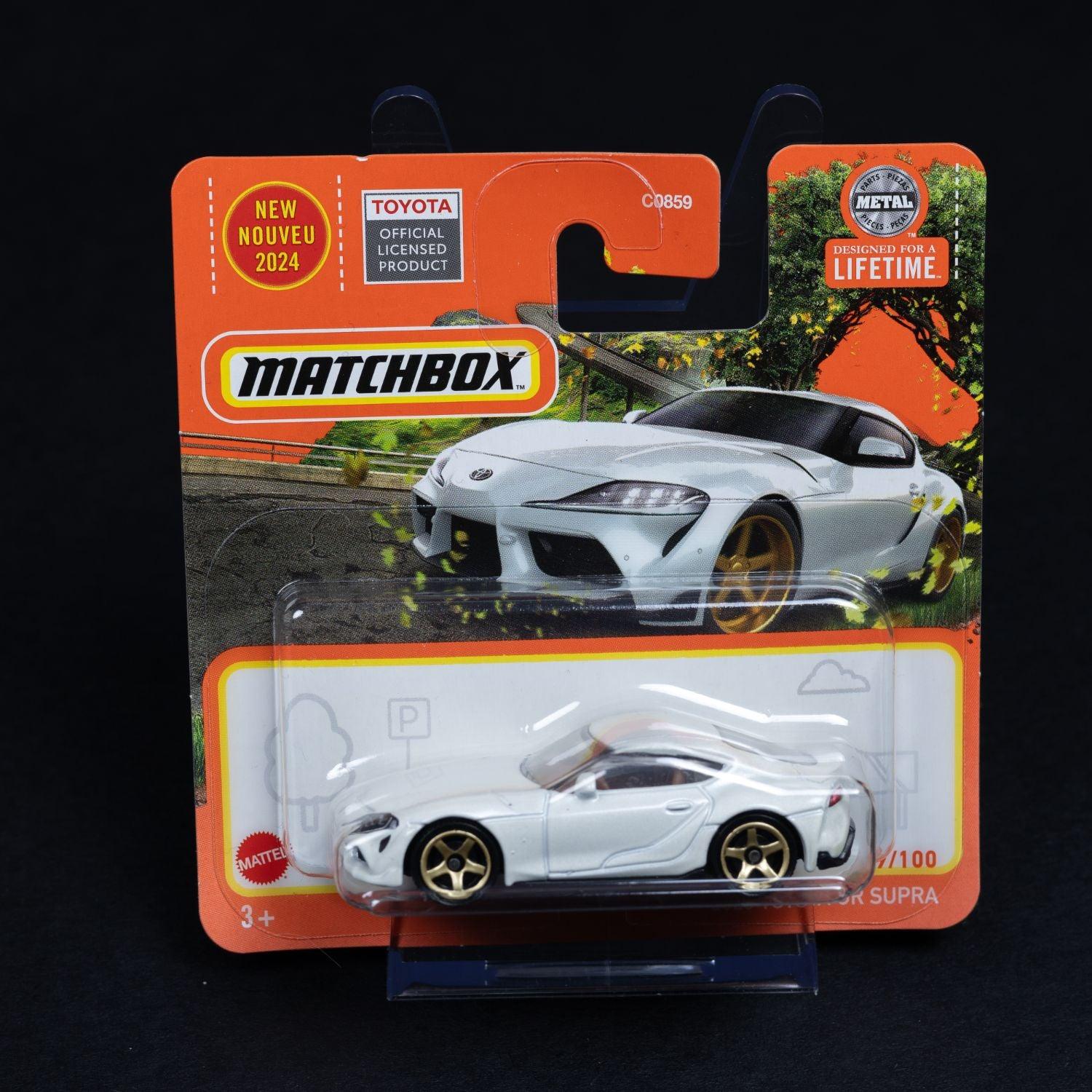 2023-toyota-gr-supra-standmodell-mattel-matchbox-164-ovp-1 - Utopia Collectibles