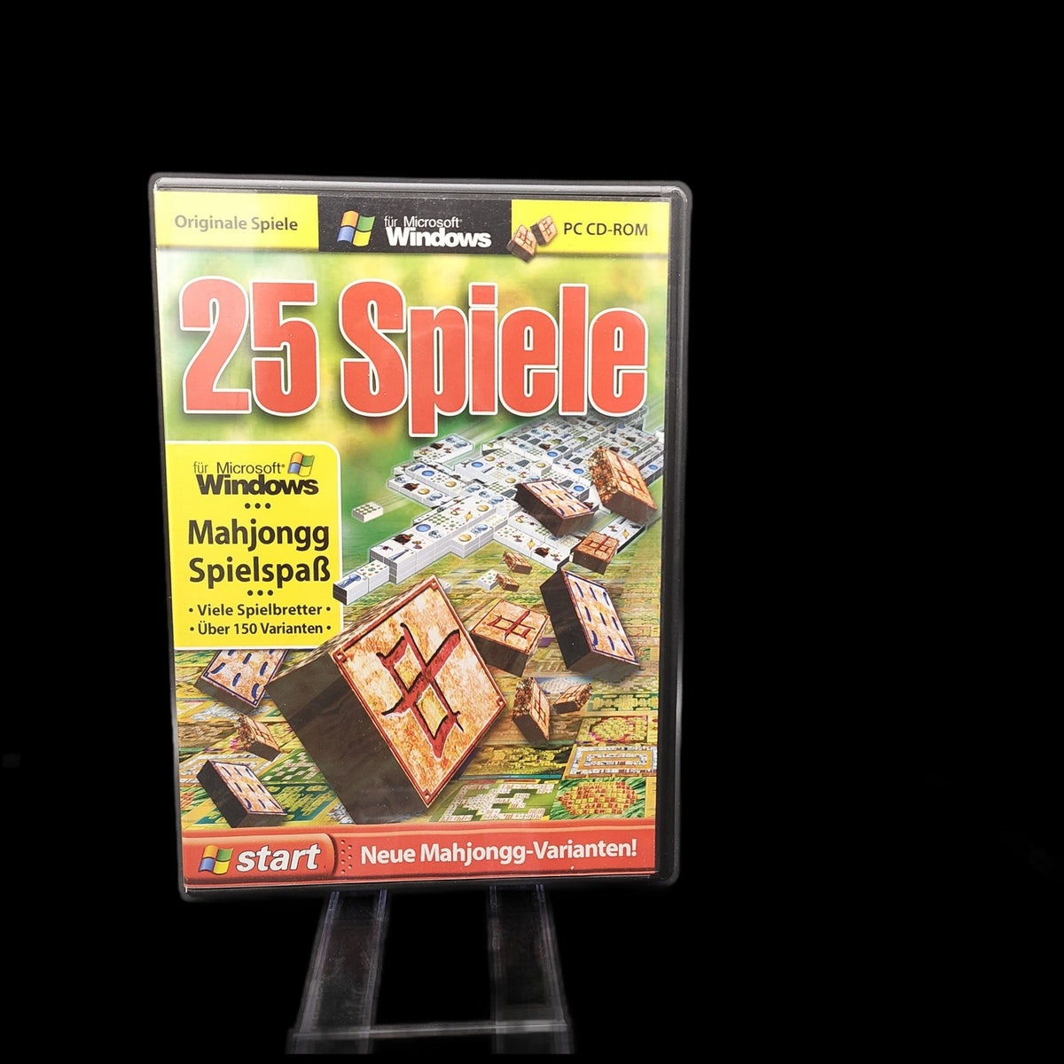 25 Spiele Mahjongg Spielspaß - PC - CiB - deutsch - Puzzle - Gebraucht