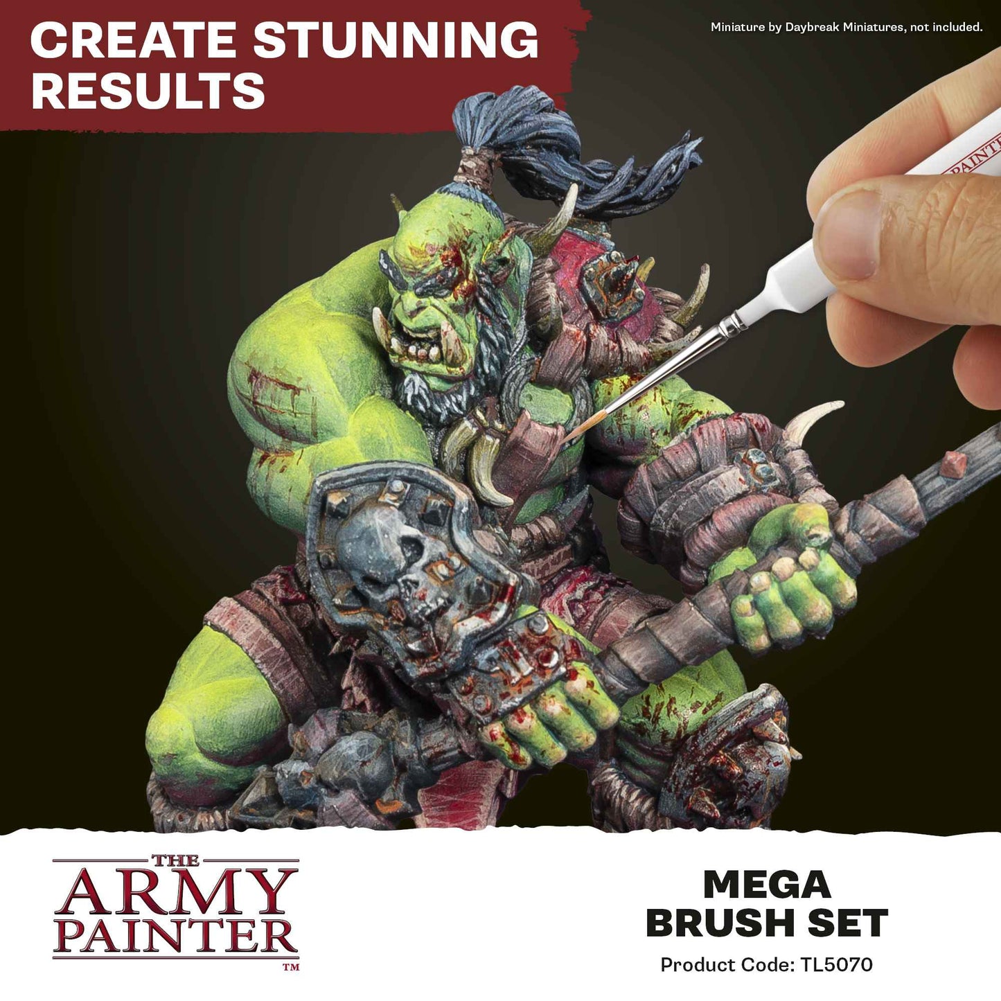 The Army Painter - Mega Brush Set - 10 Tabletop Warhammer Miniaturen Pinsel