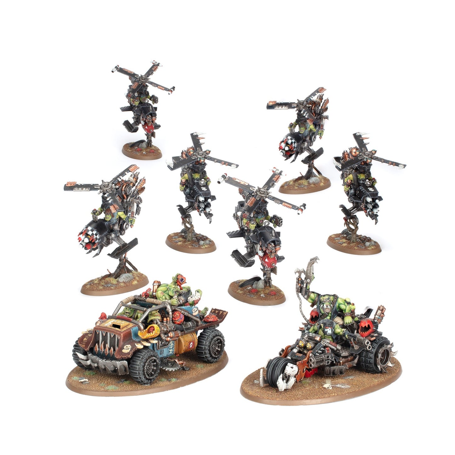 Warhammer 40k Armageddon Bataillon: Orks Unbemalt & unaufgebaut - Neu & OVP