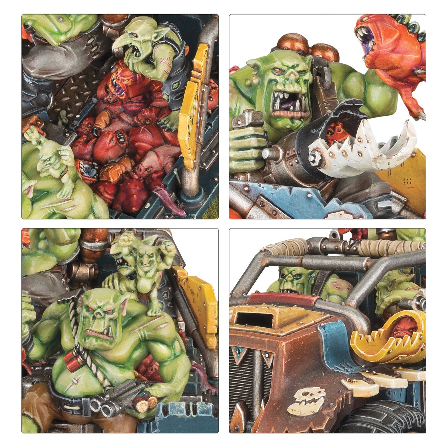 Warhammer 40k Armageddon Bataillon: Orks Unbemalt & unaufgebaut - Neu & OVP