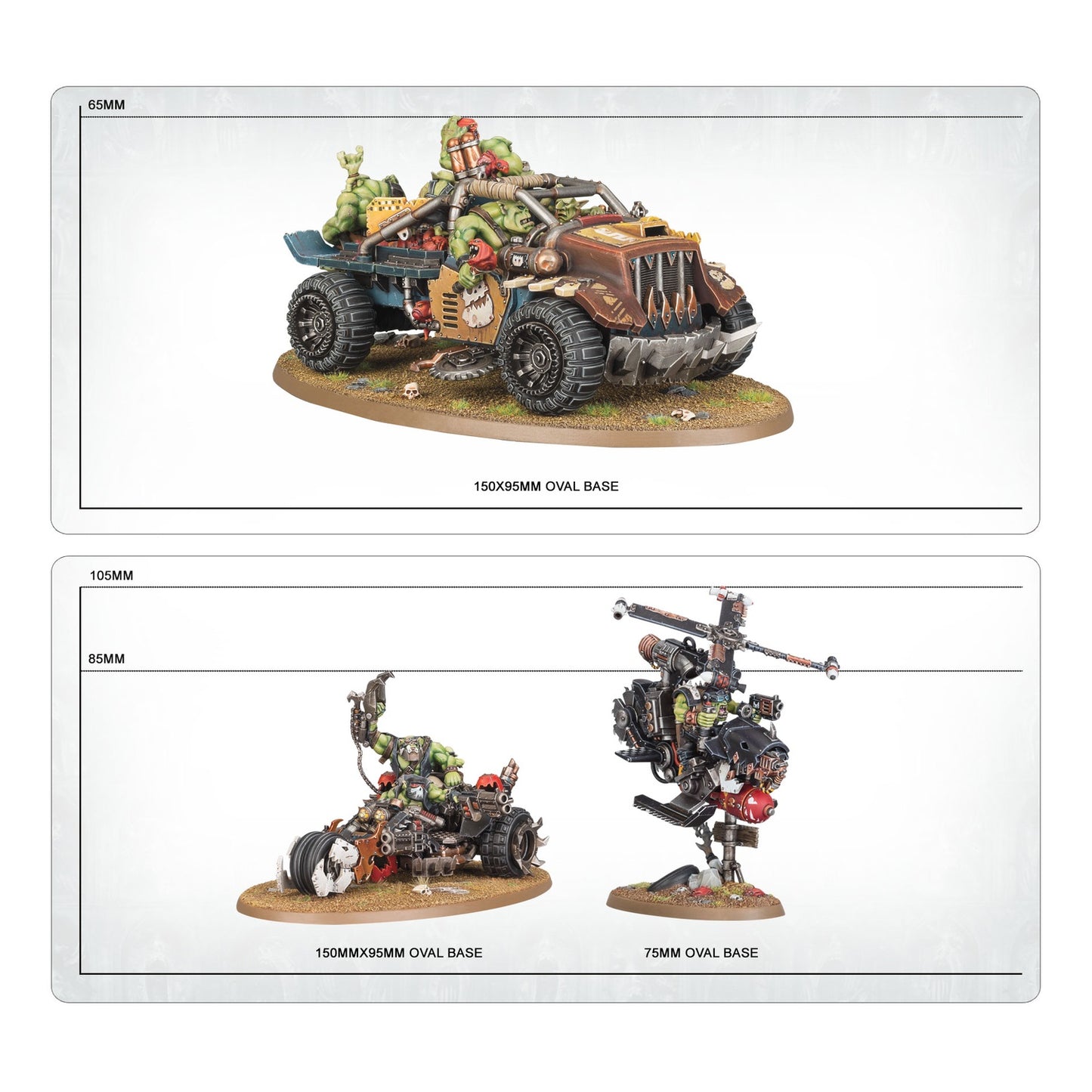 Warhammer 40k Armageddon Bataillon: Orks Unbemalt & unaufgebaut - Neu & OVP