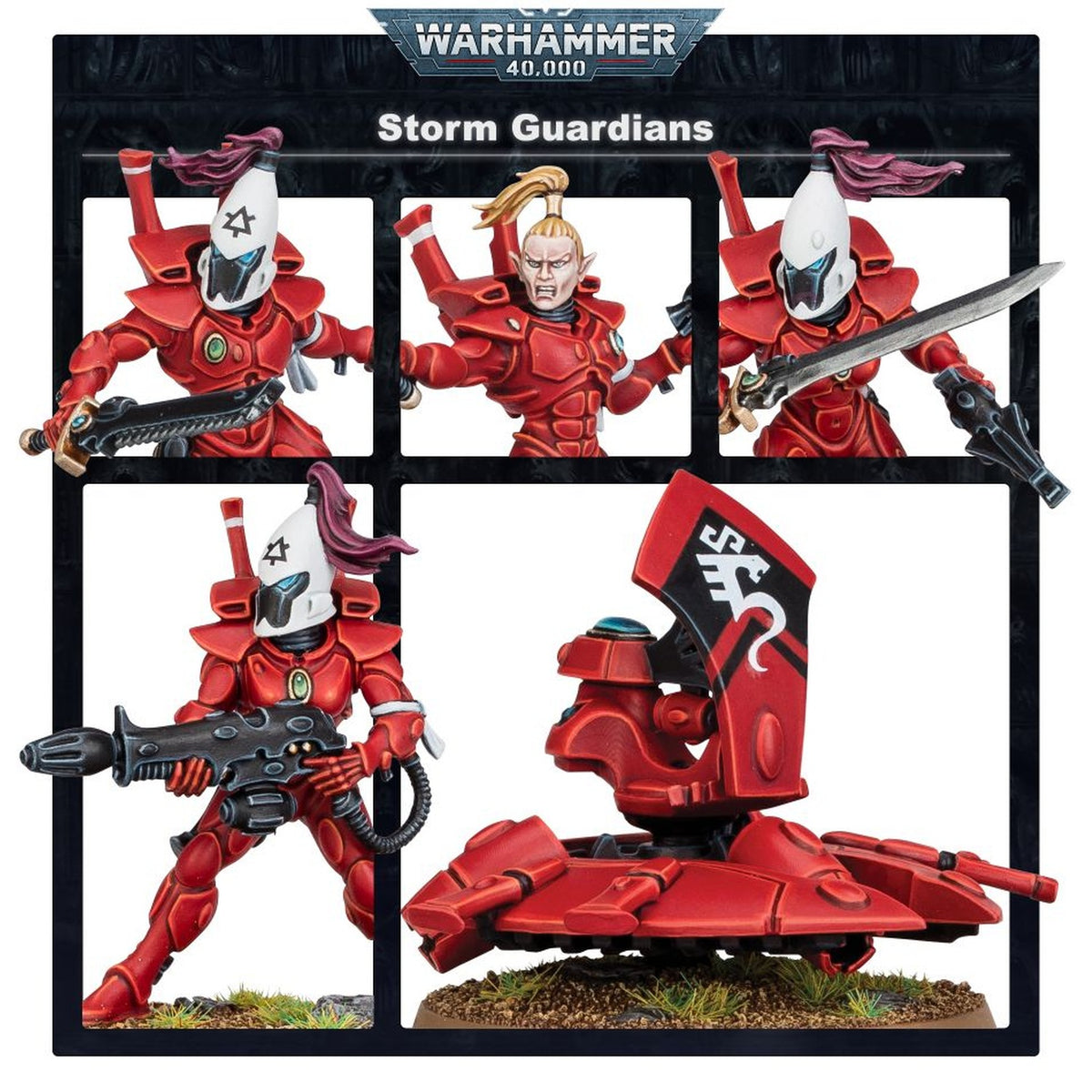 Warhammer 40k Aeldari: Gardisten Unbemalt & unaufgebaut Bausatz - Neu & OVP