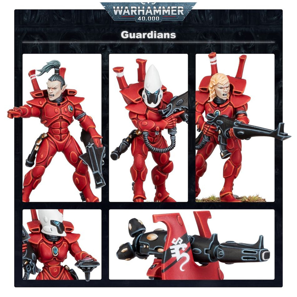 Warhammer 40k Aeldari: Gardisten Unbemalt & unaufgebaut Bausatz - Neu & OVP
