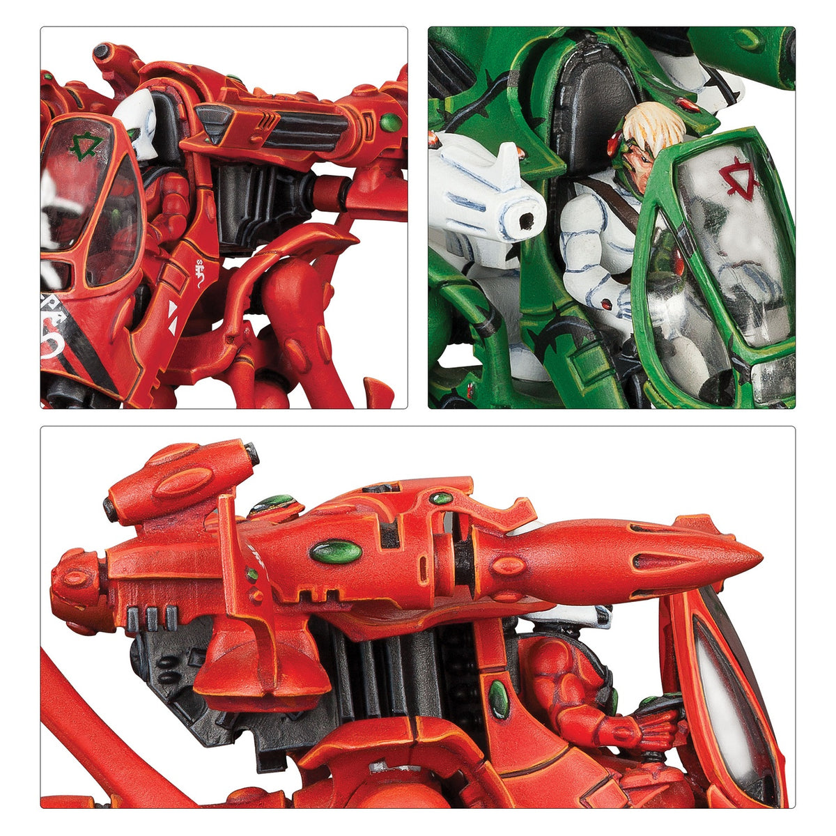 Warhammer 40k Aeldari: Kampflaufer Unbemalt & unaufgebaut Bausatz - Neu & OVP