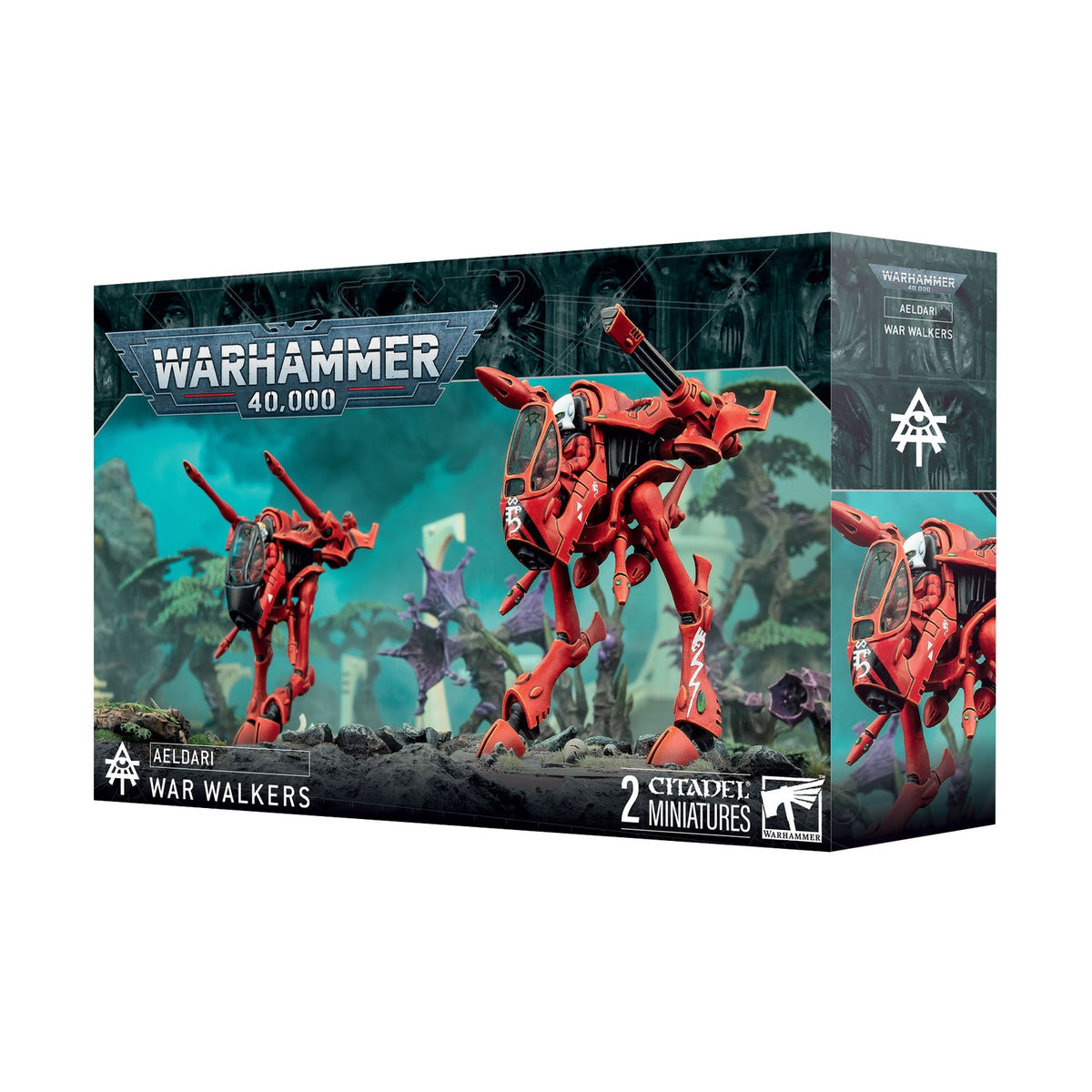 Warhammer 40k Aeldari: Kampflaufer Unbemalt & unaufgebaut Bausatz - Neu & OVP