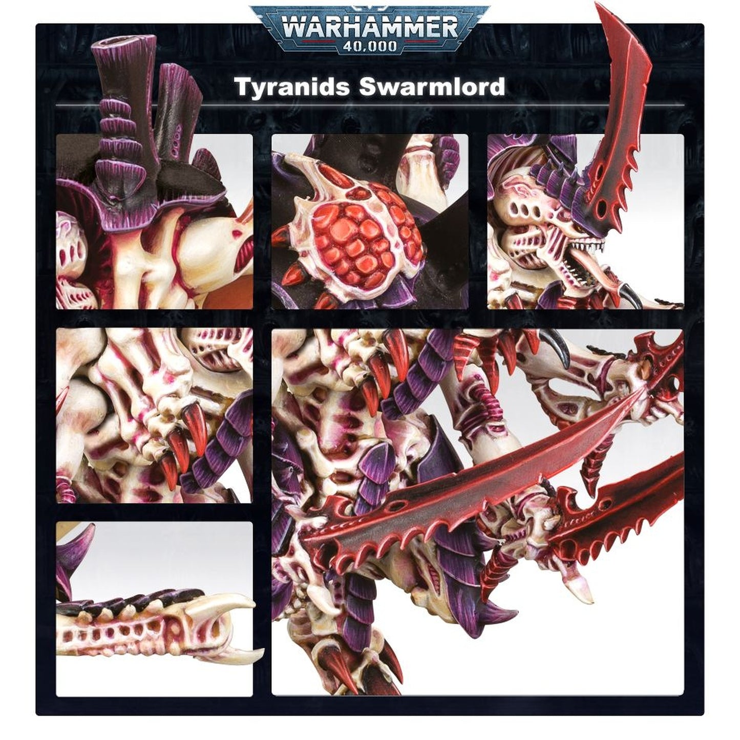 Warhammer 40k Tyranids: Schwarmtyrant Tyraniden Bausatz Miniaturen - Neu & OVP