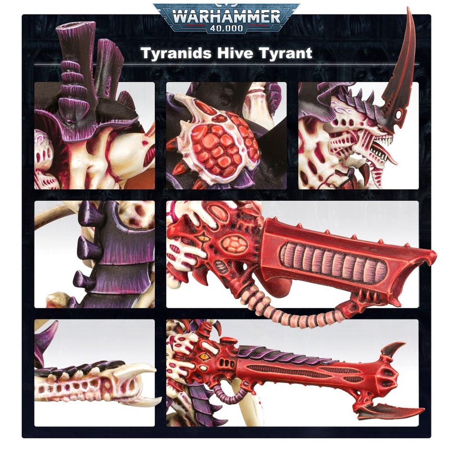 Warhammer 40k Tyranids: Schwarmtyrant Tyraniden Bausatz Miniaturen - Neu & OVP