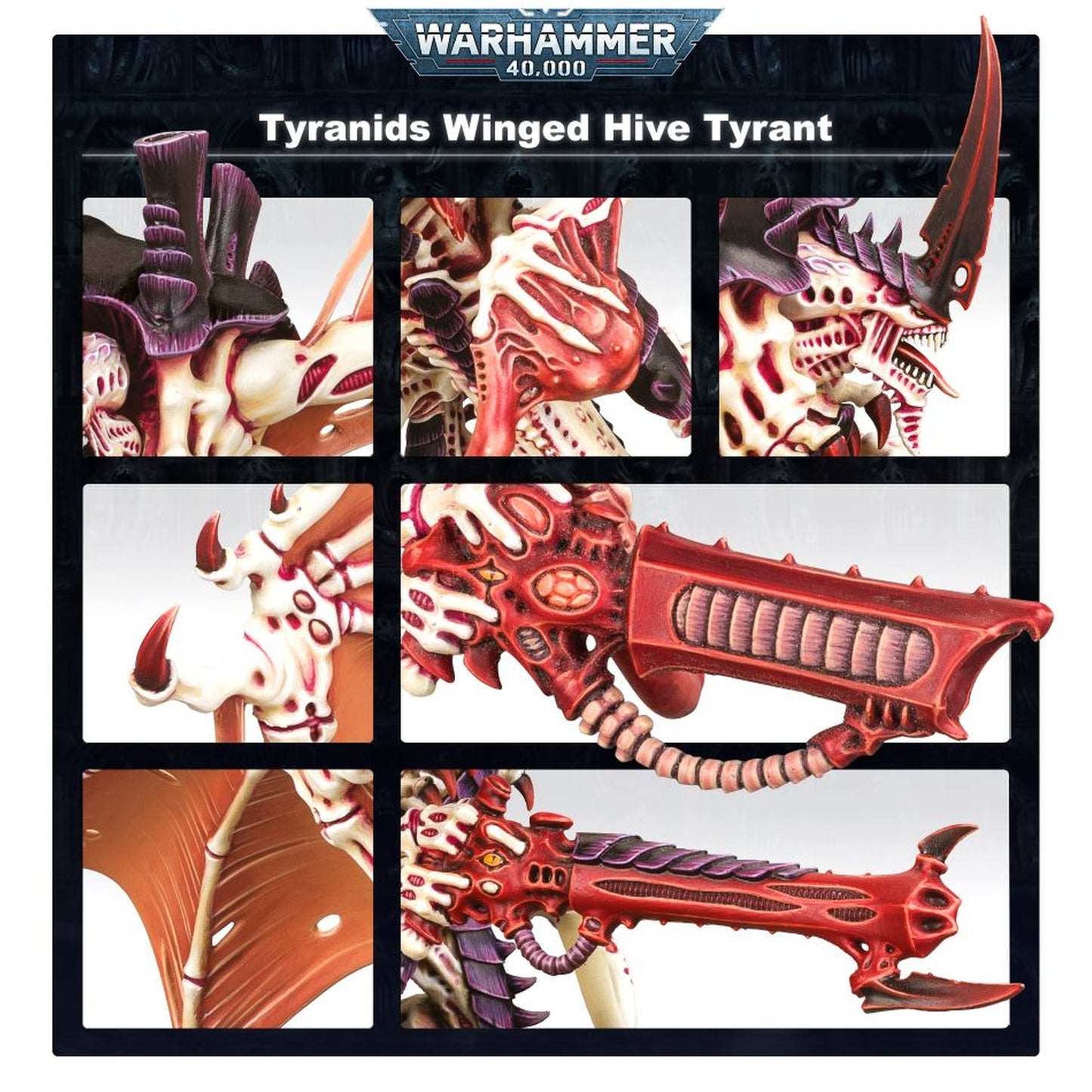 Warhammer 40k Tyranids: Schwarmtyrant Tyraniden Bausatz Miniaturen - Neu & OVP