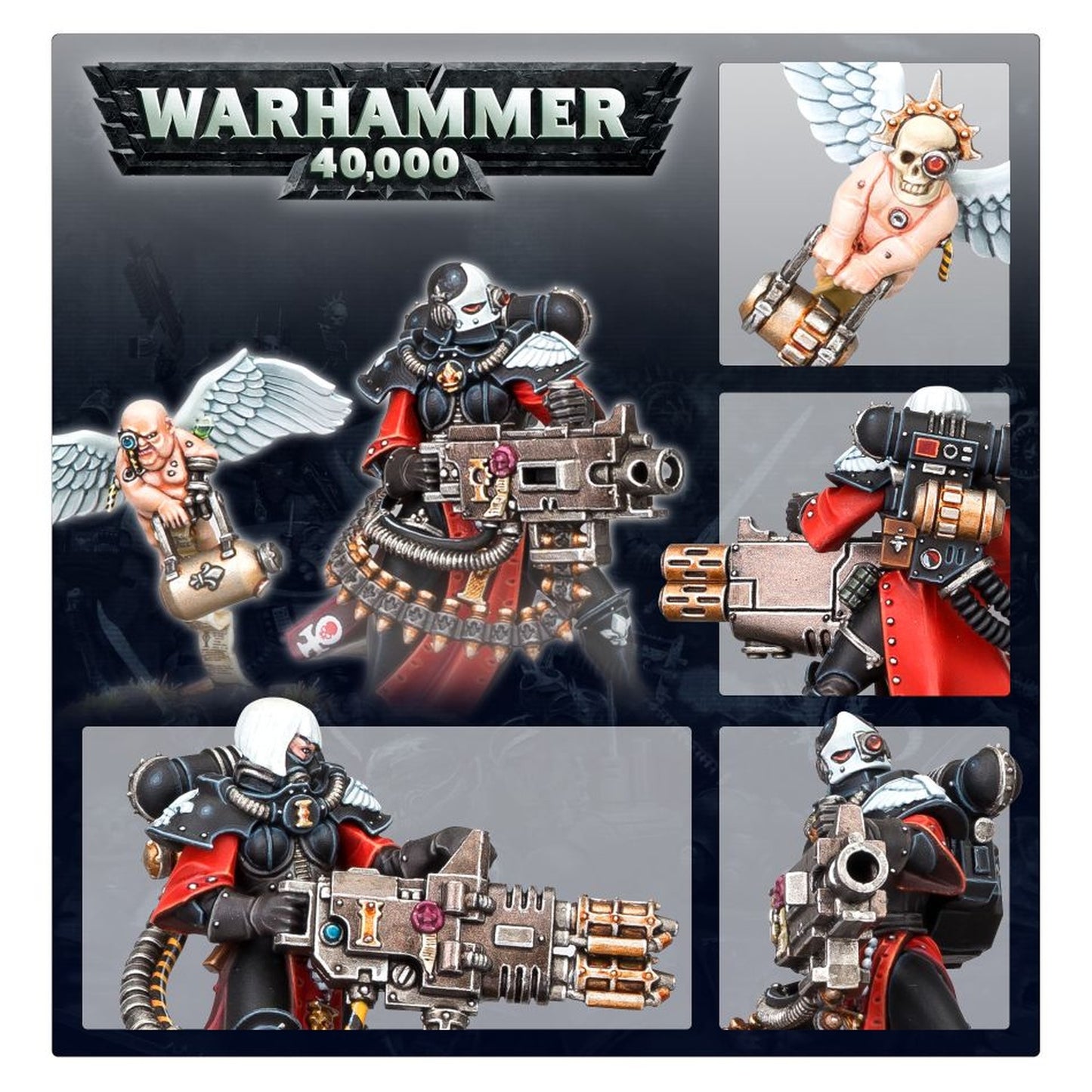 Warhammer 40k Adepta Sororitas: Retributortrupp Bausatz Miniaturen - Neu & OVP