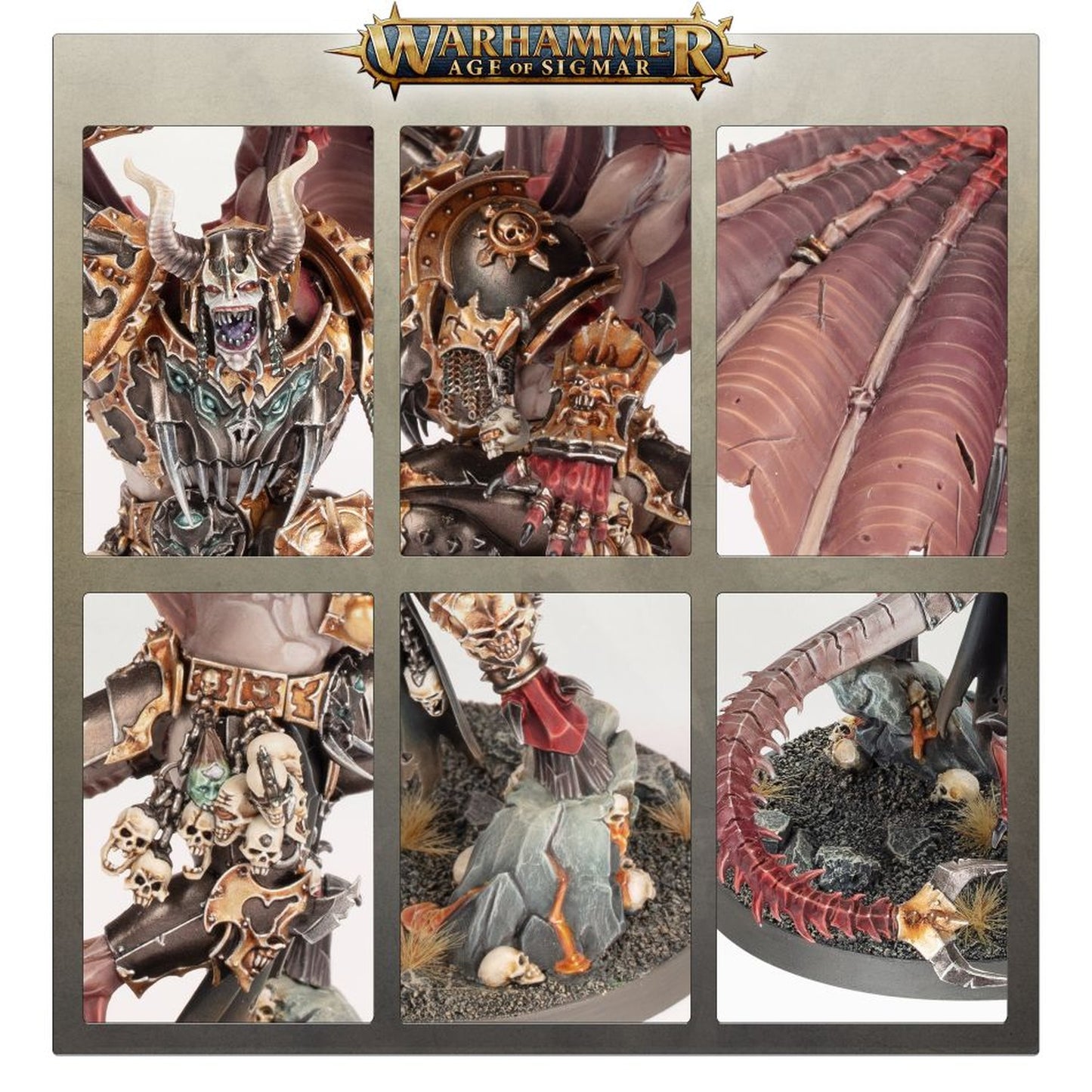 Age of Sigmar Daemonenprinz Chaos Unbemalt & unaufgebaut Bausatz - Neu & OVP