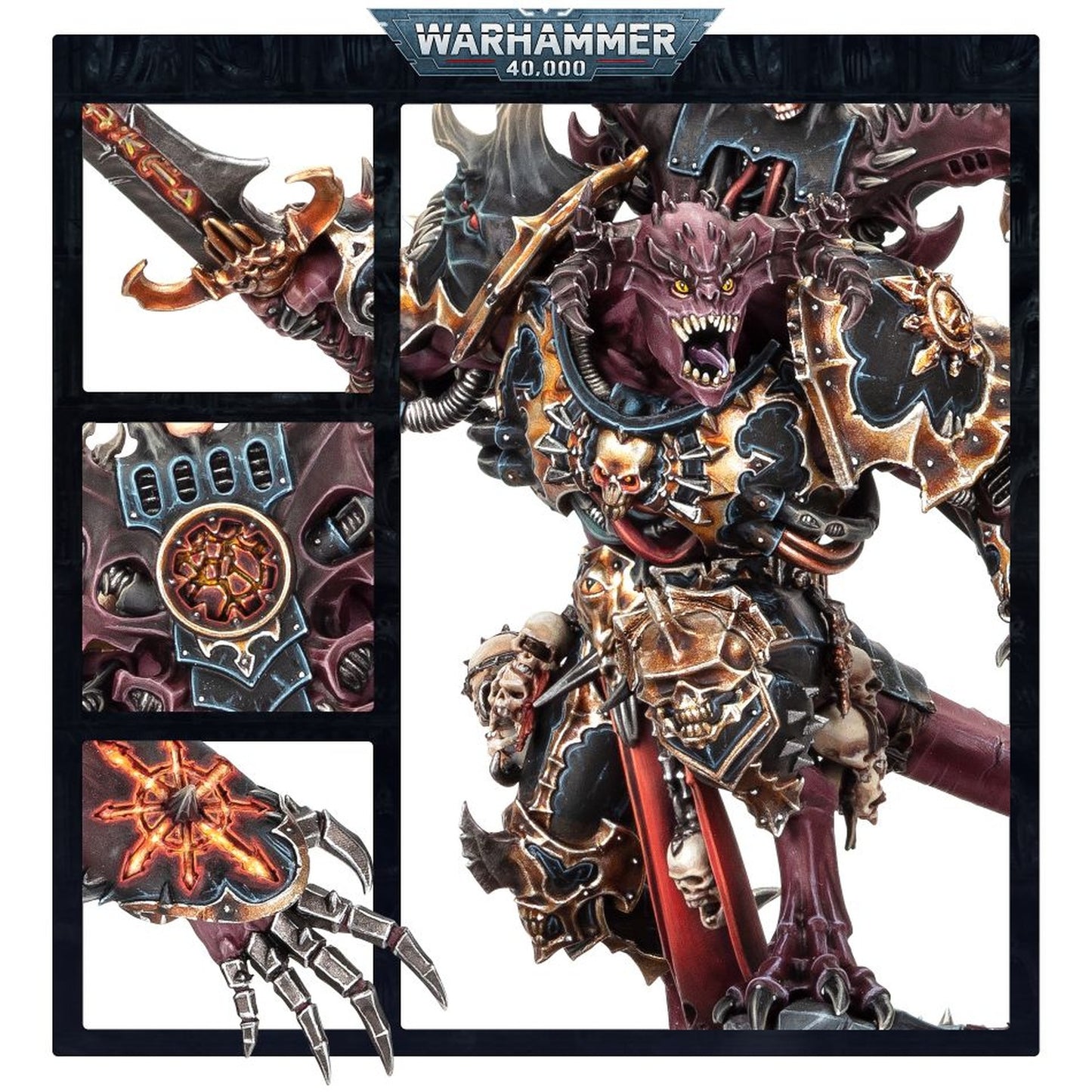 Age of Sigmar Daemonenprinz Chaos Unbemalt & unaufgebaut Bausatz - Neu & OVP