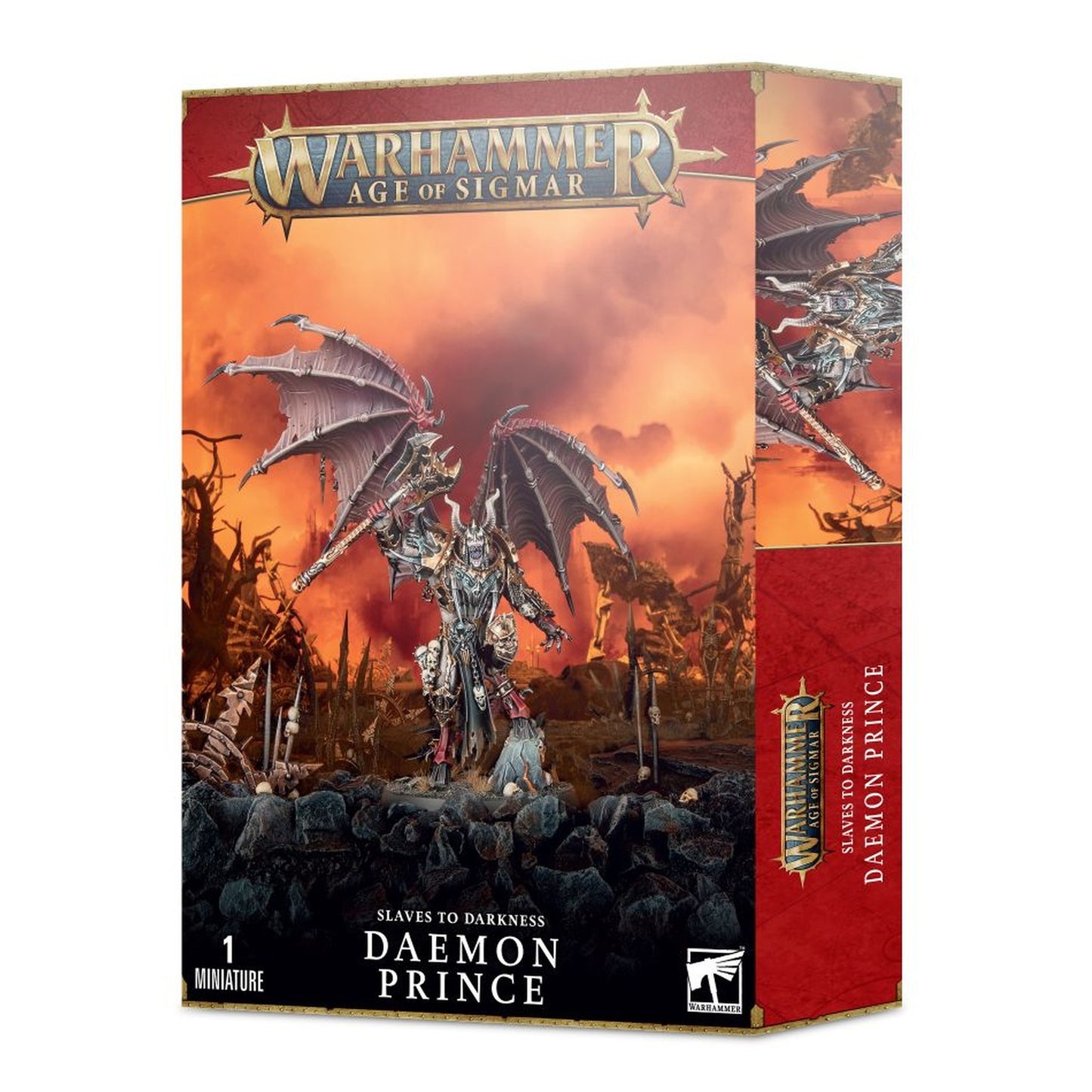 Age of Sigmar Daemonenprinz Chaos Unbemalt & unaufgebaut Bausatz - Neu & OVP