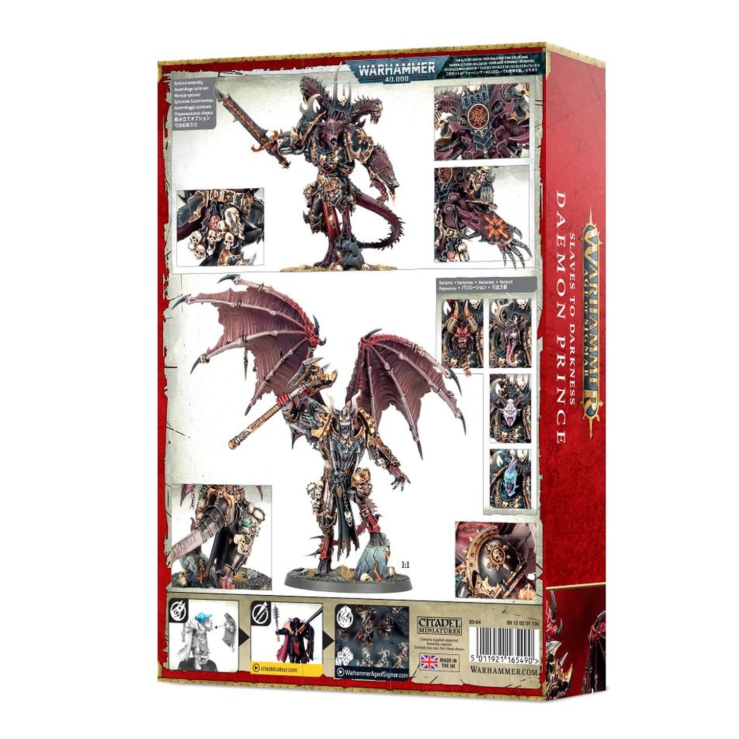 Age of Sigmar Daemonenprinz Chaos Unbemalt & unaufgebaut Bausatz - Neu & OVP