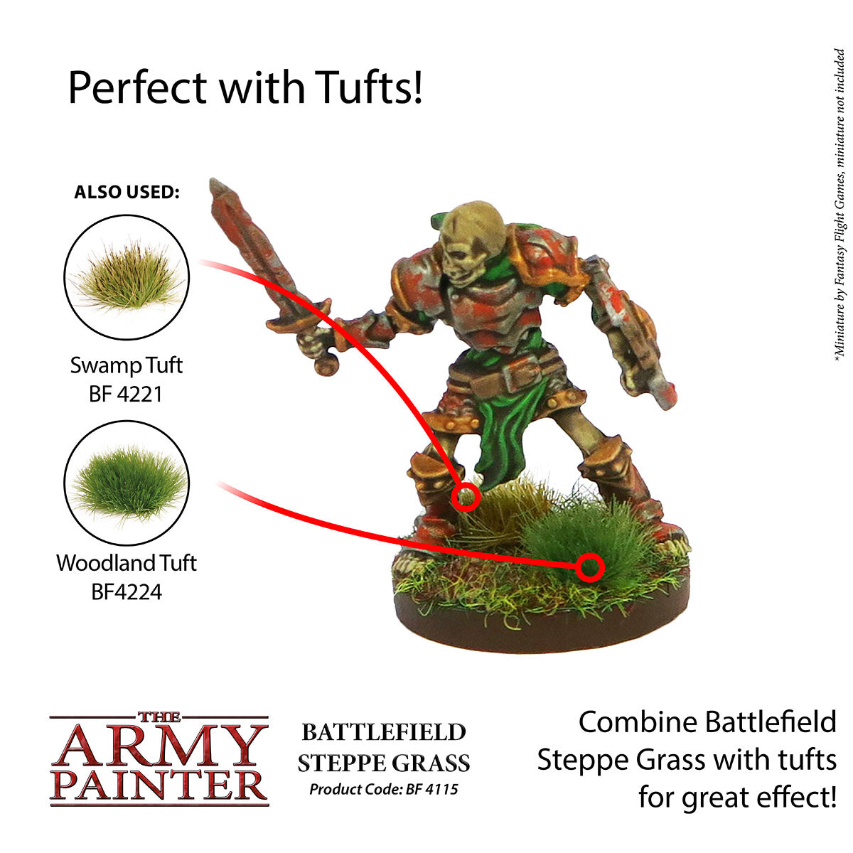 The Army Painter - Battlefield Steppe Grass - Tabletop Wargaming Gras Pflanzen