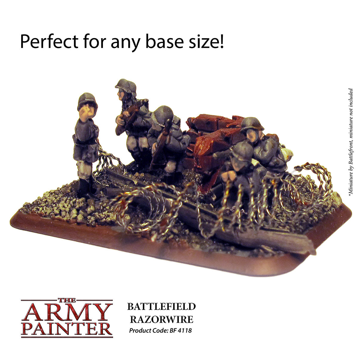 The Army Painter - Battlefield Razorwire - 4 m Tabletop Wargaming Stacheldraht