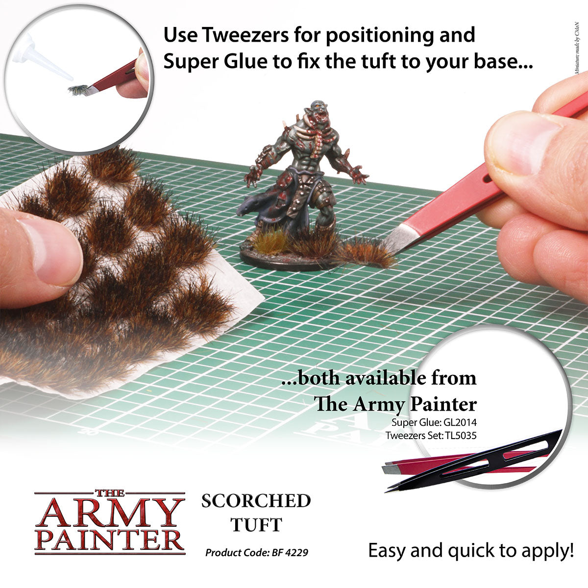 The Army Painter - Scorched Tuft - Bewuchs für Tabletop-Gelände und Basen
