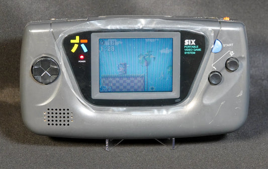 Sega Game Gear - Neue Kondensatoren - Displayscheibe - Inkl. Spiel - Gebraucht