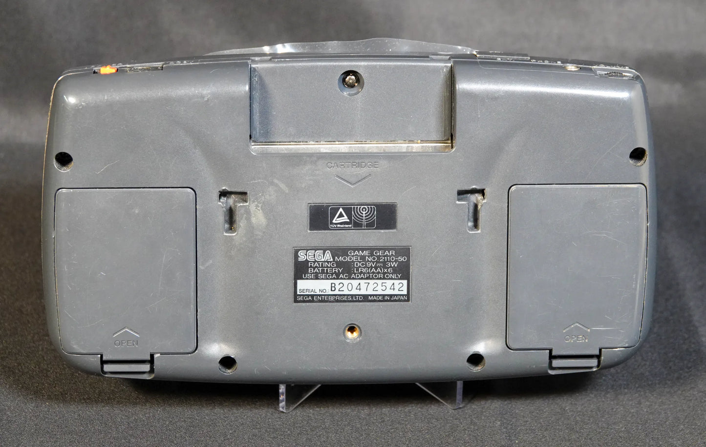 Sega Game Gear - Neue Kondensatoren - Displayscheibe - Inkl. Spiel - Gebraucht