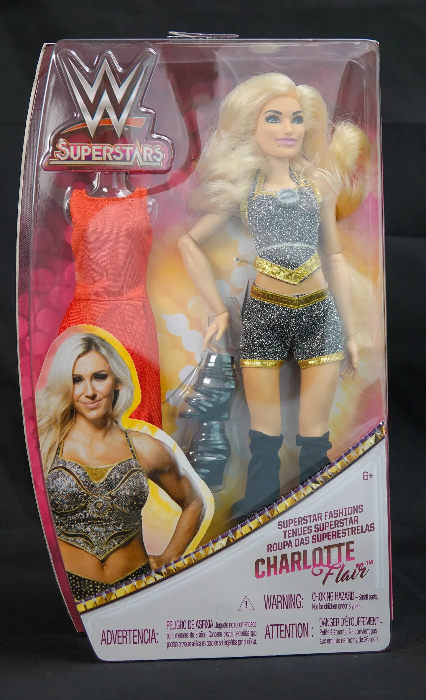 WWE Wrestling Superstars Fashions Charlotte Flair - Modell FJC05 - OVP / SEALED