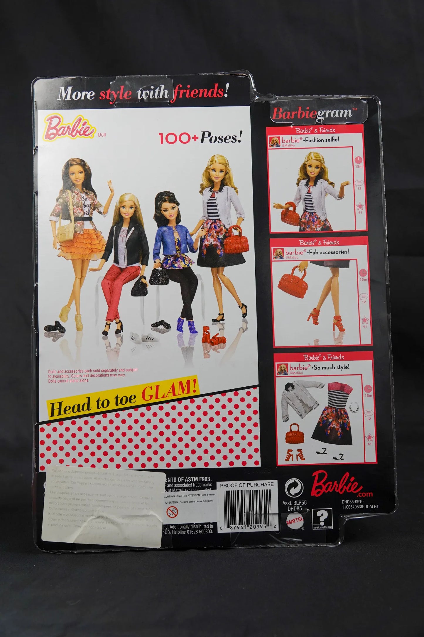 Barbie Style - Fashion Deluxe - Puppe Dressup Doll - Modell DHD85 - OVP / SEALED