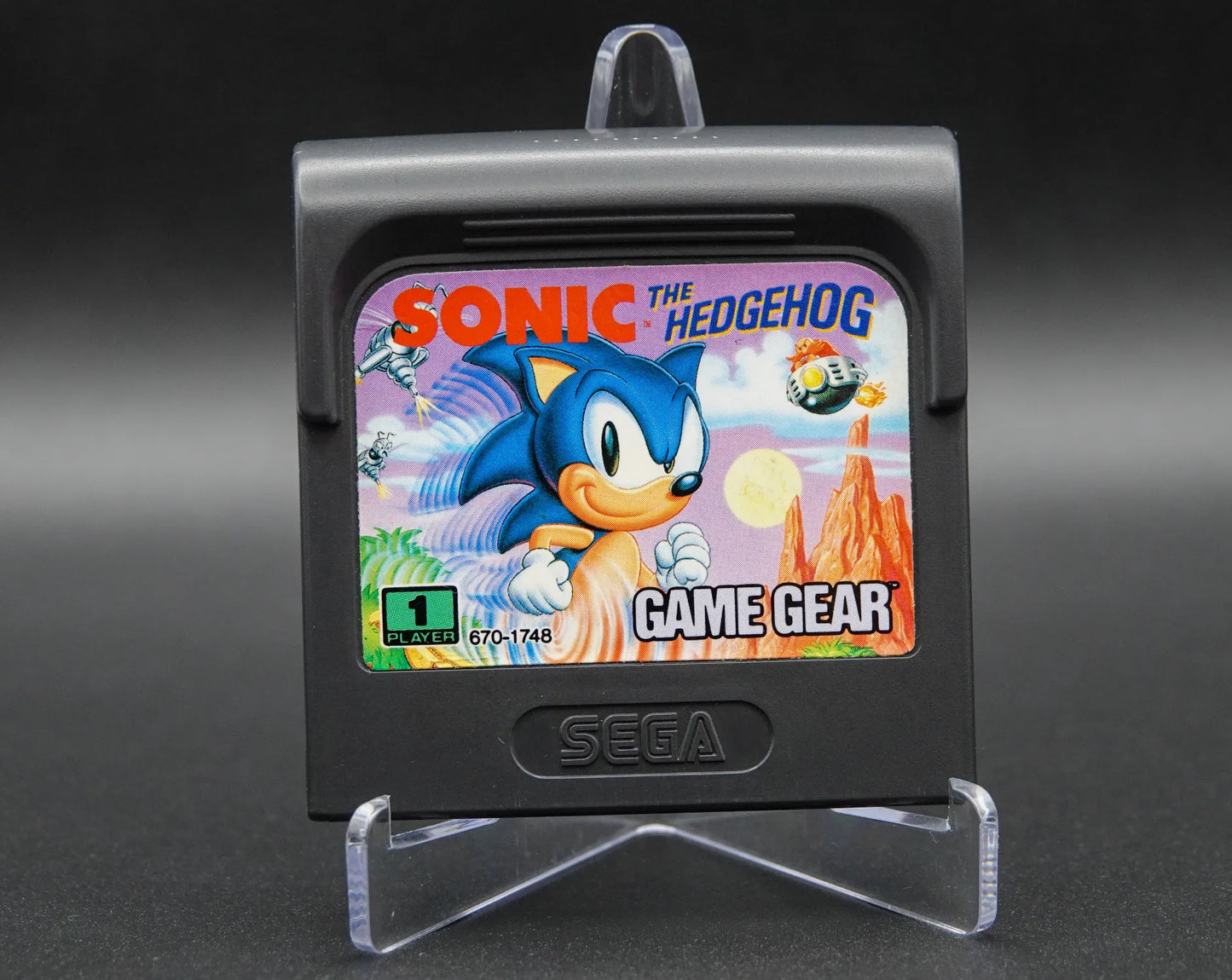 Sega Game Gear - Neue Kondensatoren - Displayscheibe - Inkl. Spiel - Gebraucht