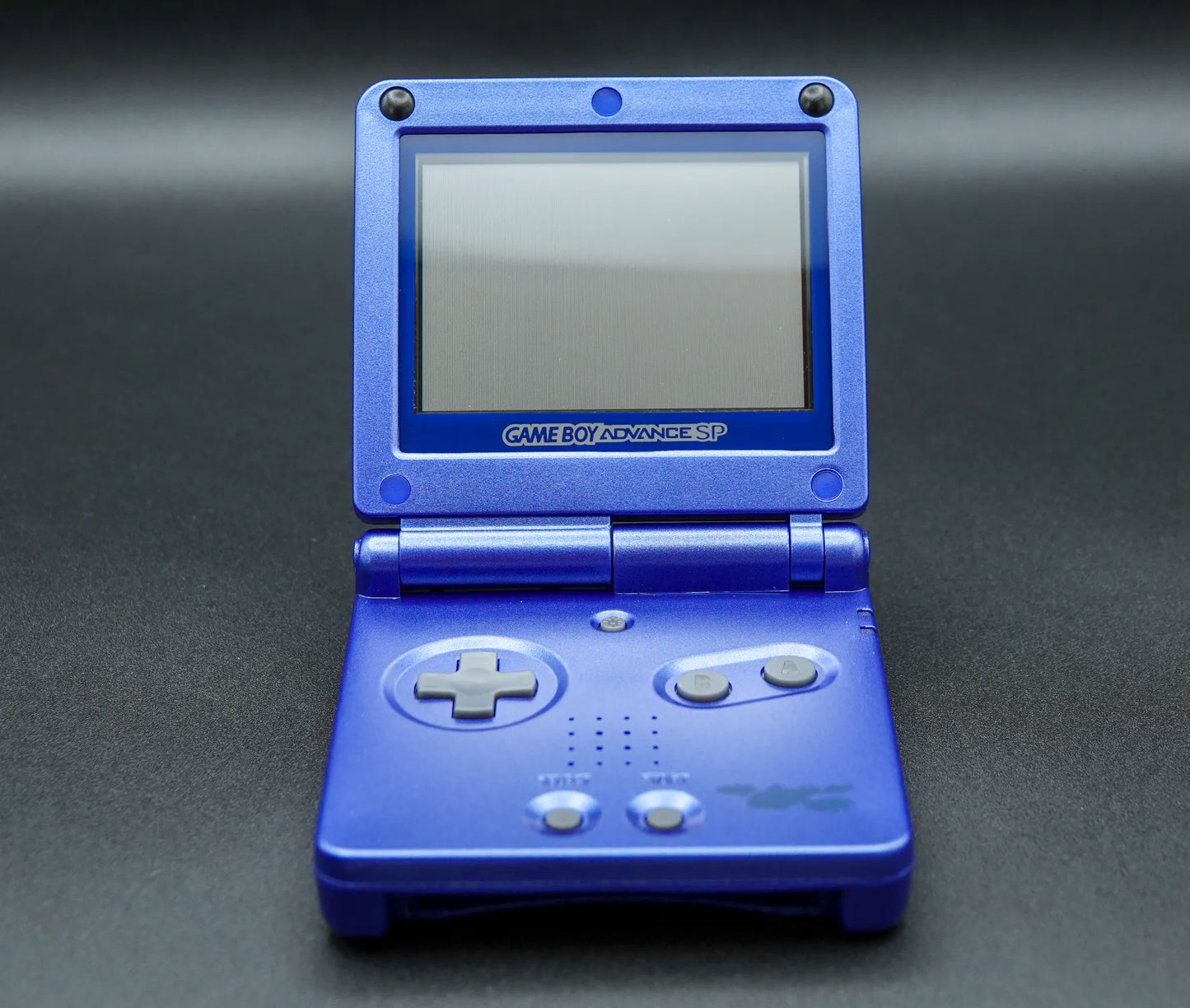Nintendo Gameboy Advance SP Saphir Edition Set neues Gehäuse neue Displayscheibe